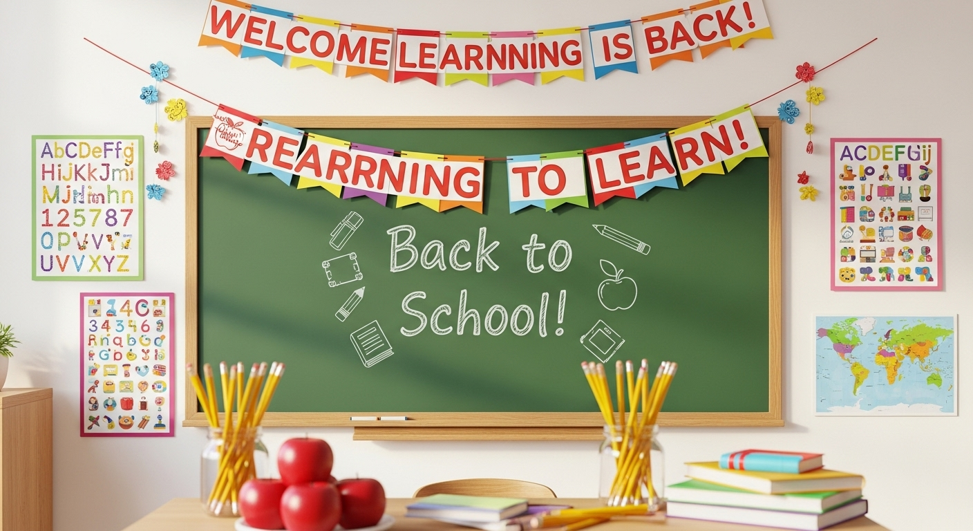 Back to school banner